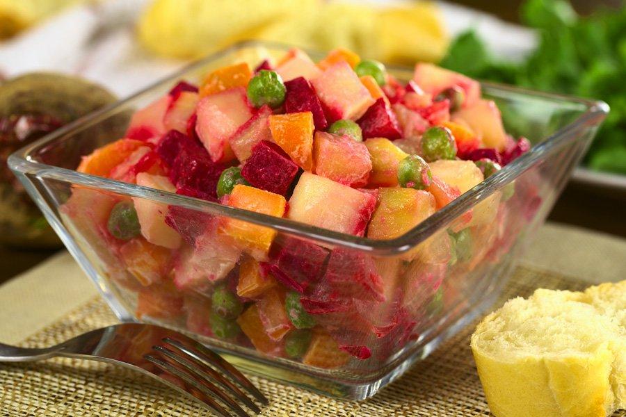 Vinaigrette-salaatti: uusia kuvia kaikkein terveellisestä ruoasta