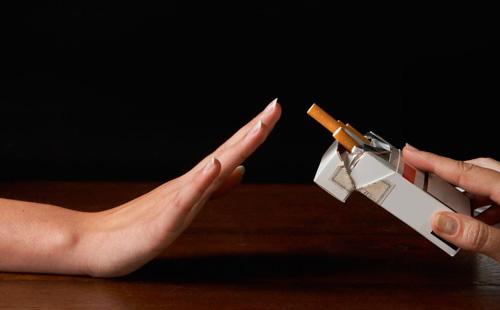 Ablehnung der vorgeschlagenen Zigarette