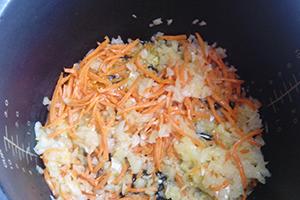 Friggere bene la cipolla e la carota