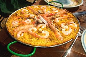 Mula sa pagtingin ng nagniningas naella na may seafood gusto kong sumayaw ng flamenco