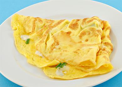 Omelett auf einem Teller