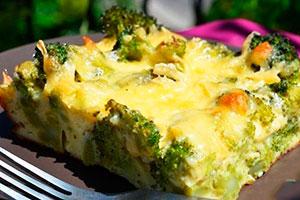 Brokolice kastrol se sýrem