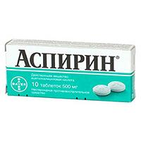 Ismerős aszpirin