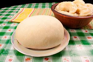 Dough para sa mga dumplings na may cottage cheese sa gatas