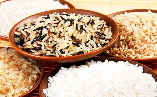 Diversi tipi di riso