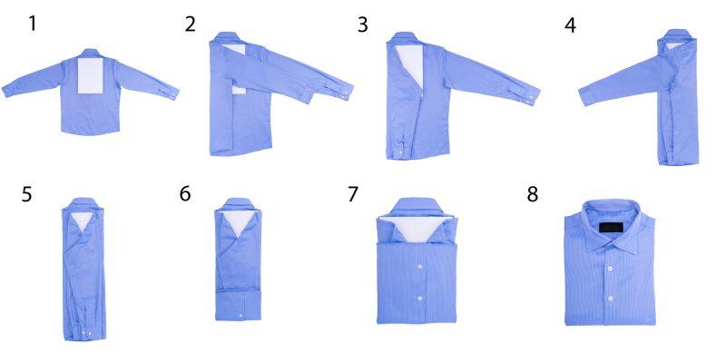 Σχέδιο δίπλωσης για το πουκάμισο