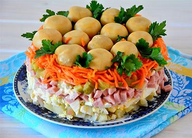 Gomba saláta