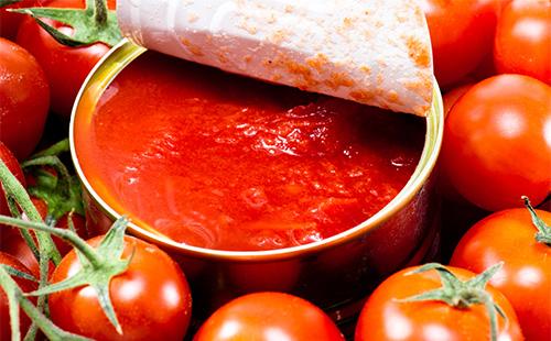 Консервирана храна с домати