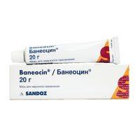 La crème d'emballage Baneocin