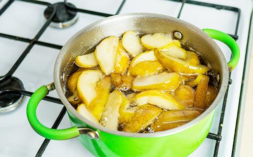 Päärynähillan valmistus