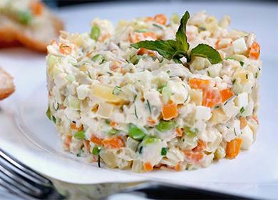 Vegetarian Olivier Salad