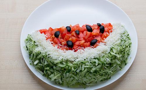 Watermeloen Slice Salad