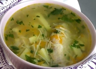 Готвене на пилешка супа с вермицели и картофи по стъпка по стъпка рецепта със снимка.