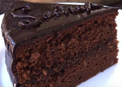 Sacher Chocolate Cake - una ricetta classica con foto passo dopo passo