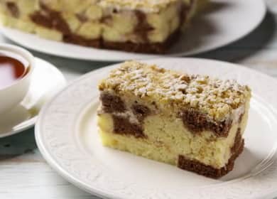 Úžasný zakysaný smetanový dort - recept s fotografií krok za krokem