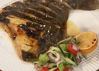 Fried flounder sa isang kawali - isang mabilis na recipe sa ph