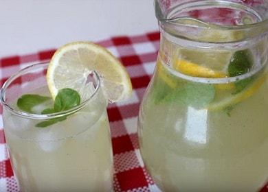 Egy frissítő gyömbér limonádé főzése: recept fénykép