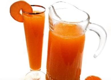 Tangerine compote - ang pinakamahusay na holiday compote