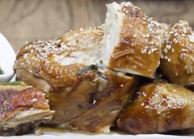 Пиле в соев сос в тиган по китайска рецепта