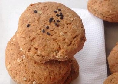 Cuciniamo deliziosi biscotti di farina d'avena senza zucchero secondo la ricetta con foto passo dopo passo.