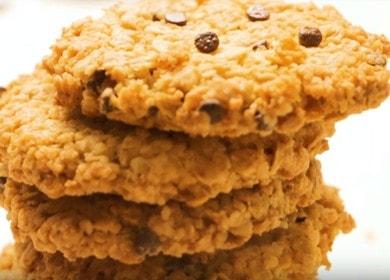 Cookie βρώμης σοκολάτας - Delicious και Crispy
