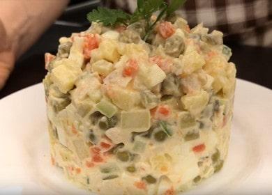 Pagluluto ng Olivier Salad: klasikong recipe sa manok.