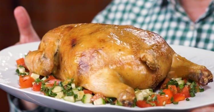 Come puoi vedere, pilaf con pollo. cucinato secondo questa ricetta con una foto che può sorprendere anche i buongustai.