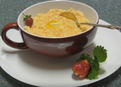 Porridge di miglio delizioso e sano con zucca: una ricetta semplice con foto passo dopo passo.