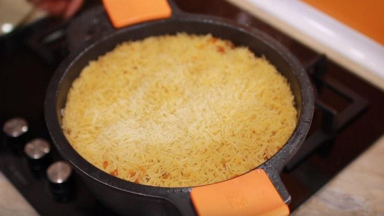 Сега можете да опитате ориз.