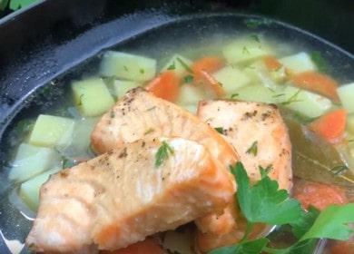 Вкусна рецепта за рибена чорба със сьомга: готвене със стъпка по стъпка снимки и видеоклипове.