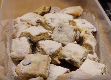 Mga Cookies ng Stollenka - Recipe ng Holiday