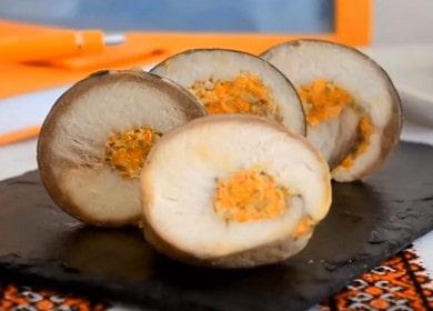 Recipe para sa hindi pangkaraniwang mackerel roll na may gulaman