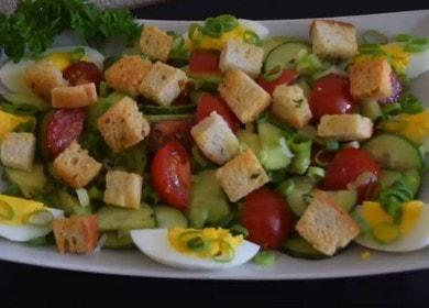 Готварска салата с авокадо и яйце: бърза рецепта със снимка.