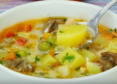 Βόειο κρέας σούπα με λαχανικά - ένα πολύ νόστιμο και αρωματικό πιάτο