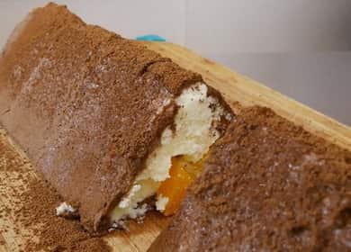 Торта без печене на бисквитки и извара - лека торта от детството