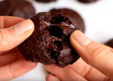 Мега шоколадови бисквитки - с течен шоколад отвътре