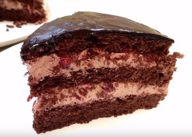 Απίστευτο κέικ σοκολάτας - συνταγή με φωτογραφία βήμα προς βήμα