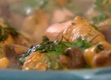 Ang fricassee ng manok na may patatas - isang recipe mula sa Gordon Ramsay