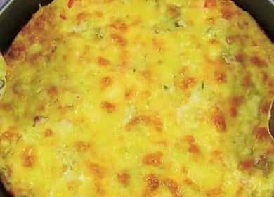 Ang masarap na jellied pizza sa oven sa loob lamang ng 30 minuto