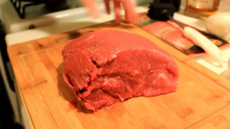 Marhahúsérmék elkészítéséhez készítse elő a húst