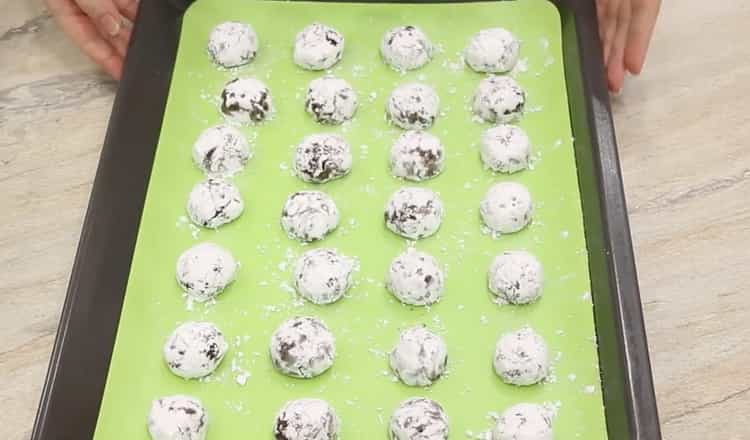Ricetta graduale dei biscotti di marmo con la foto