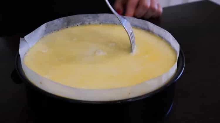 Schrittweises Rezept des Massenapfelkuchens mit Foto