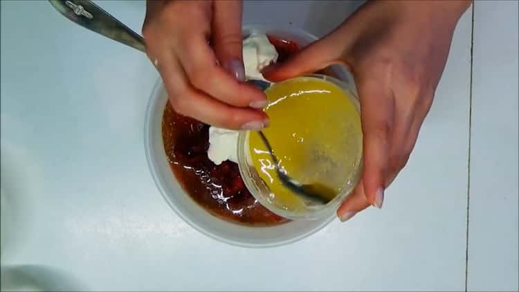 За да направите елда бисквитки, добавете мед
