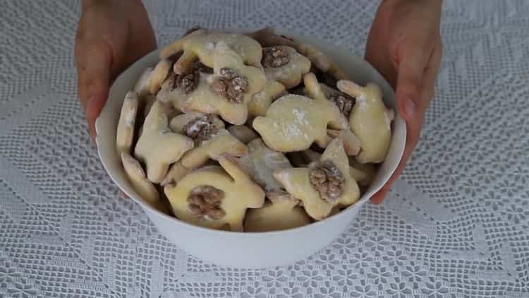 Cookies Minuto sa pamamagitan ng mga hakbang-hakbang na recipe na may larawan