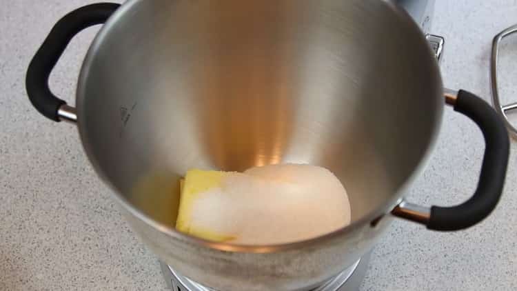 Торта с извара във фурната според стъпка по стъпка рецепта със снимка