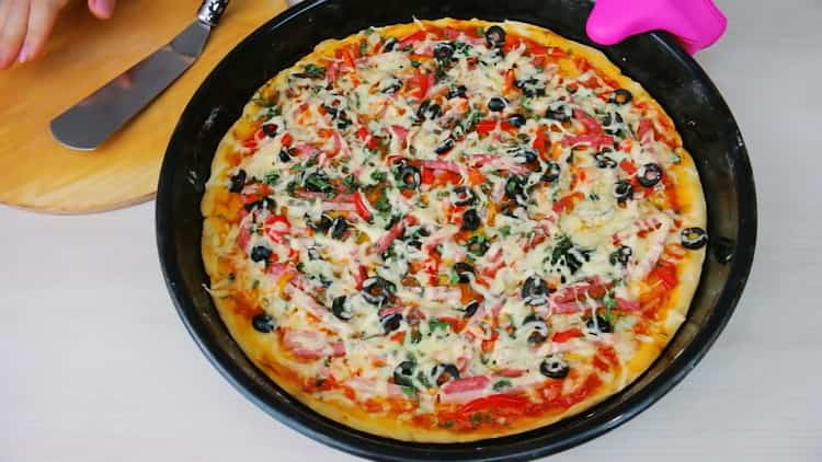 Как да научите как да направите вкусна пица без мая