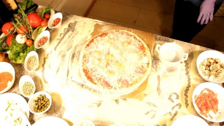 Előmelegítse a Carbonara Pizza-t