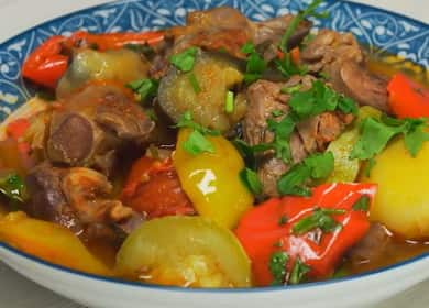 Gemüseeintopf mit Fleisch - Geheimnissen der usbekischen Küche