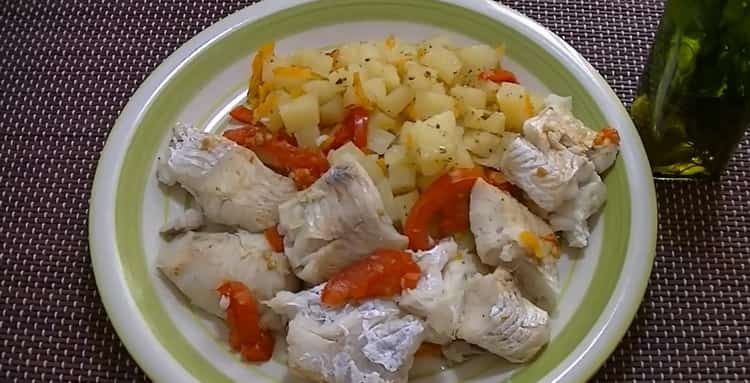 Ψάρια και λαχανικά σε ένα διπλό λέβητα - μια διατροφή και νόστιμη συνταγή