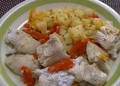 Ryby a zelenina v dvojitém kotli - strava a chutný recept